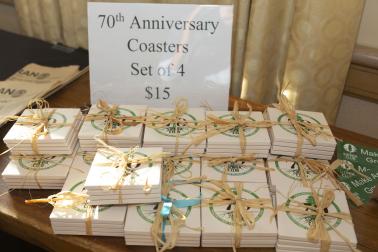70th Anniversary Coasters